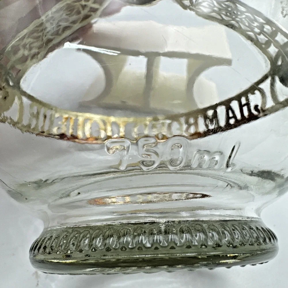 Vintage Empty Royale‎ Deluxe Chambord Liqueur Decanter Bottle Crown